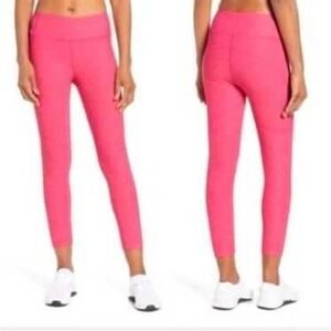 Outdoor Voices Warmup 7/8 Leggings - Pink Heather - Size Small